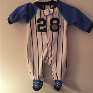 Newborn monkeys fleece sleeper